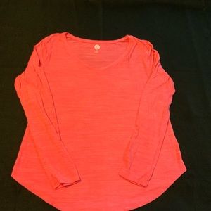 V Neck Long Sleeve